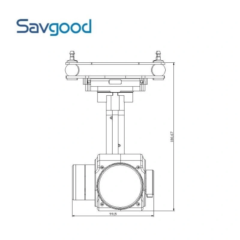 3-Axis Stabilized 4K 30X Optical Zoom Gimbal Camera Auto Tracking