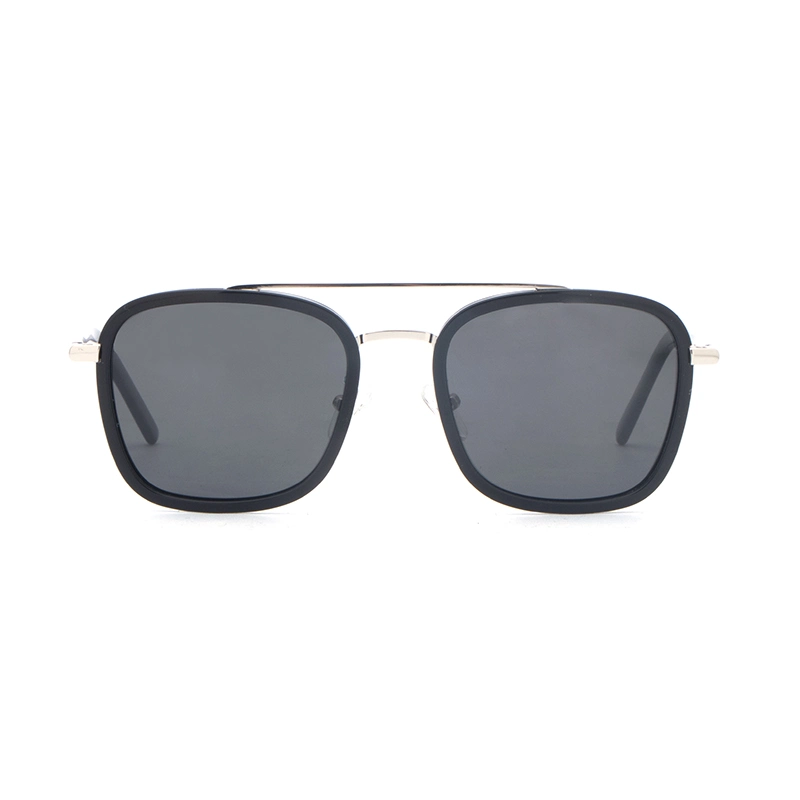 New Fashion Famous Brand Polarized Metal Hinge UV400 Double Bridge Brand Designer Sun Glasses Sunglasses