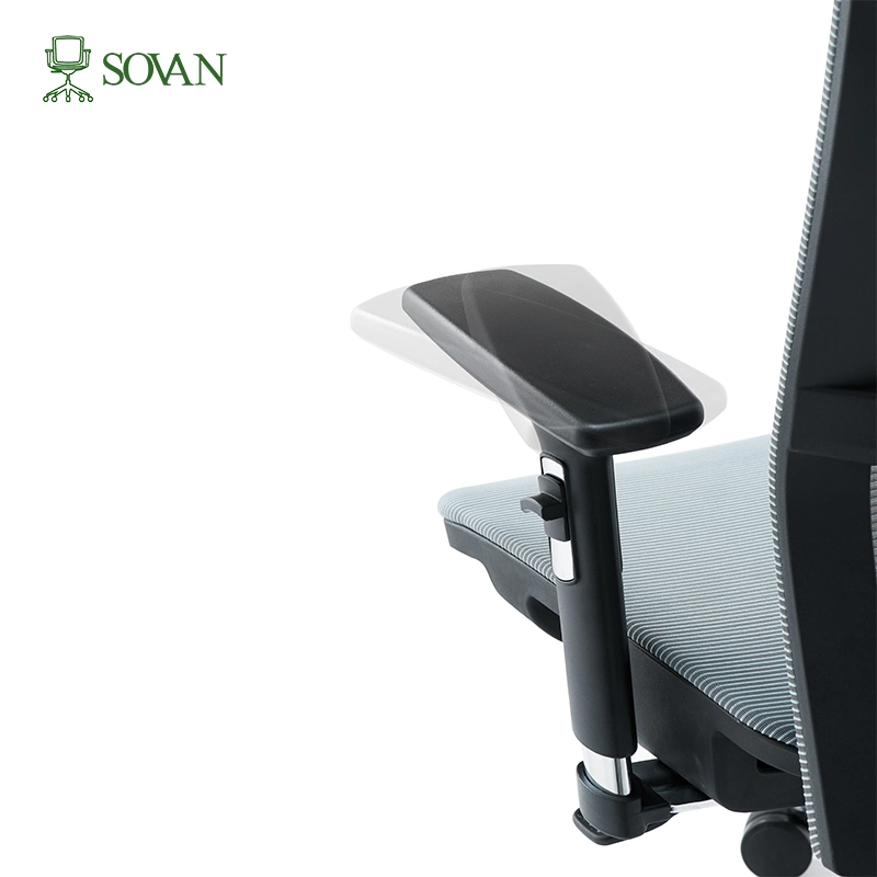 China Manufacturer Black Mesh with High Back Chromed Base Lifting Reclining Executive/Ergonomic Executive/Comfortable/Office Chair /Swivel/Furniture