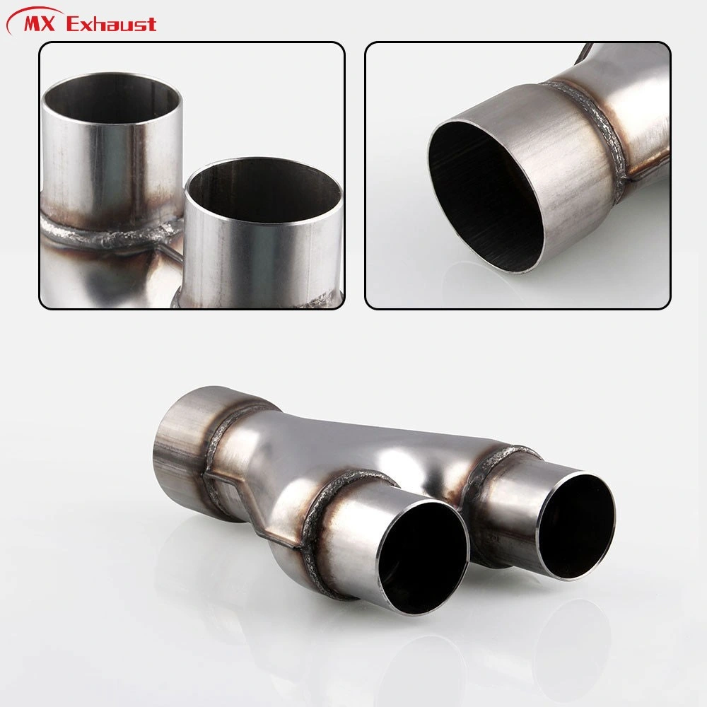 High Performance Car Exhaust Pipe Stainless Steel Exhaust Y Pipe Y Branch Pipe Fitting for Cars