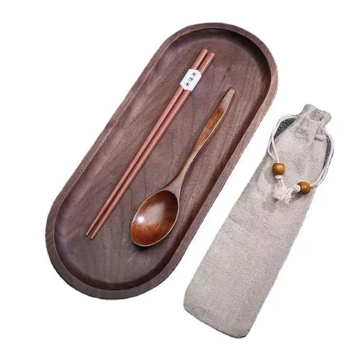 Japanese Creative Portable Spoon Chopsticks Fork Three Piece Set