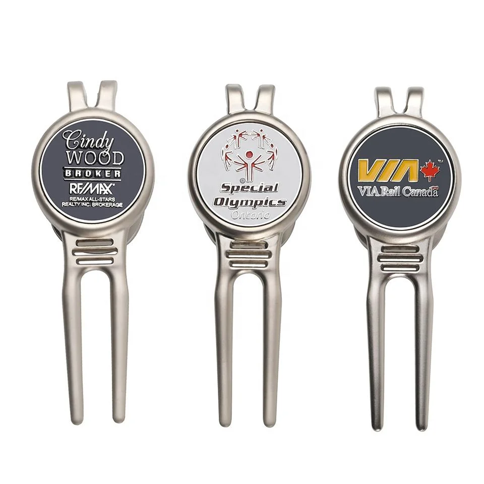 Hot Selling Custom Personalized Golf Divot Tool Beautiful Magnetic Golf Ball Marker