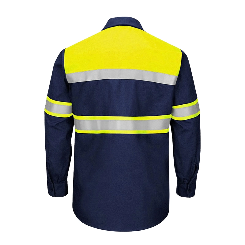 Manufacturer China Hi Vis Polo Shirt Reflective Safety Long Sleeve Work Shirts