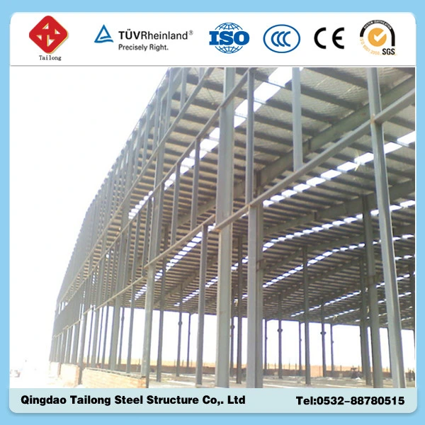 Light Steel Structure for Workshop/Warehouse with SGS Certification / ISO