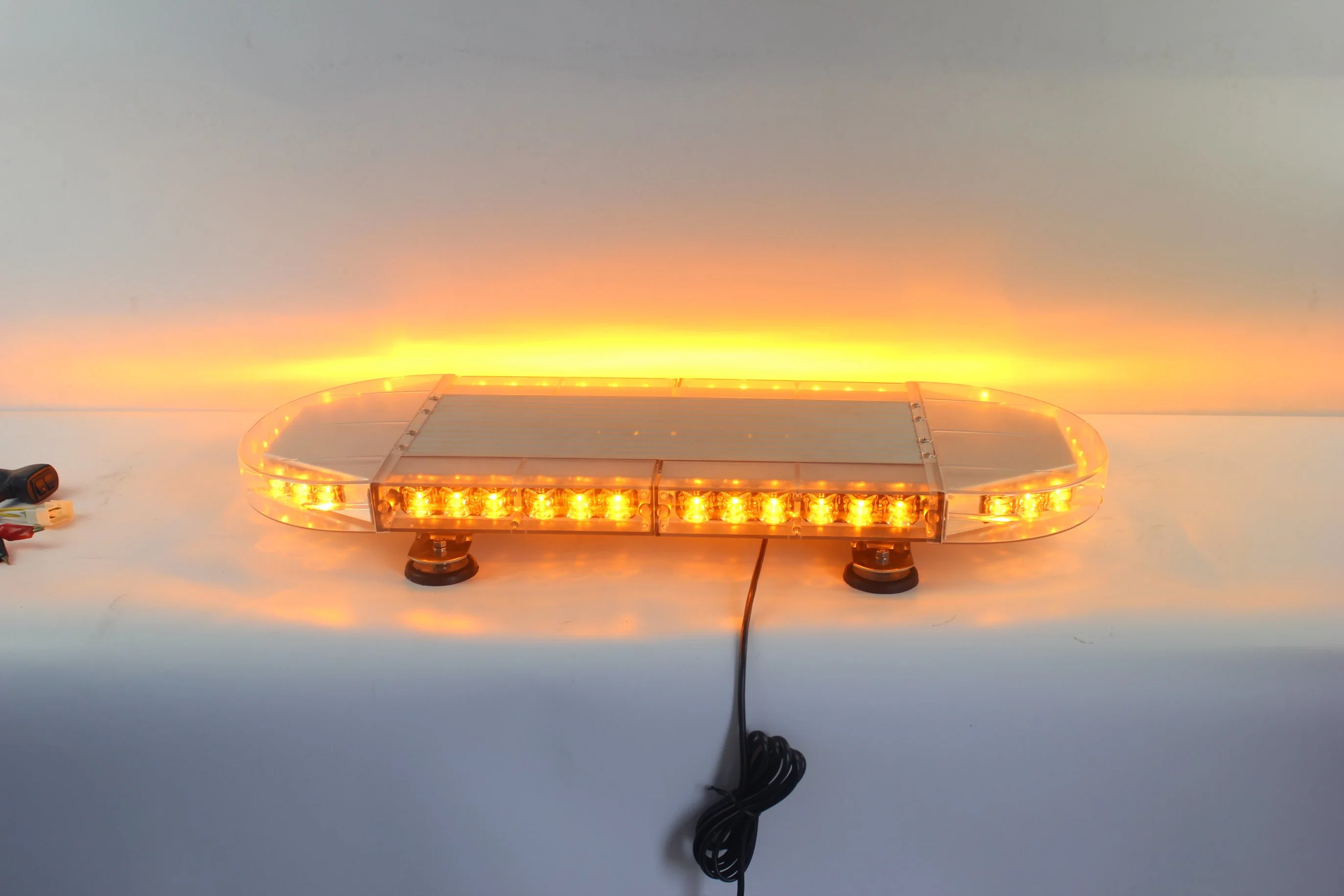 Haibang LED Car Truck Emergency Beacon Light Bar Hazard Strobe Warning Lamp Amber