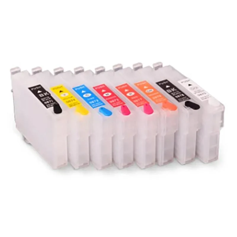 Ocbestjet T3240- T3249 P400 Refillable Ink Cartridges with Auto Reset Chip for Epson Surecolor P400 Printer