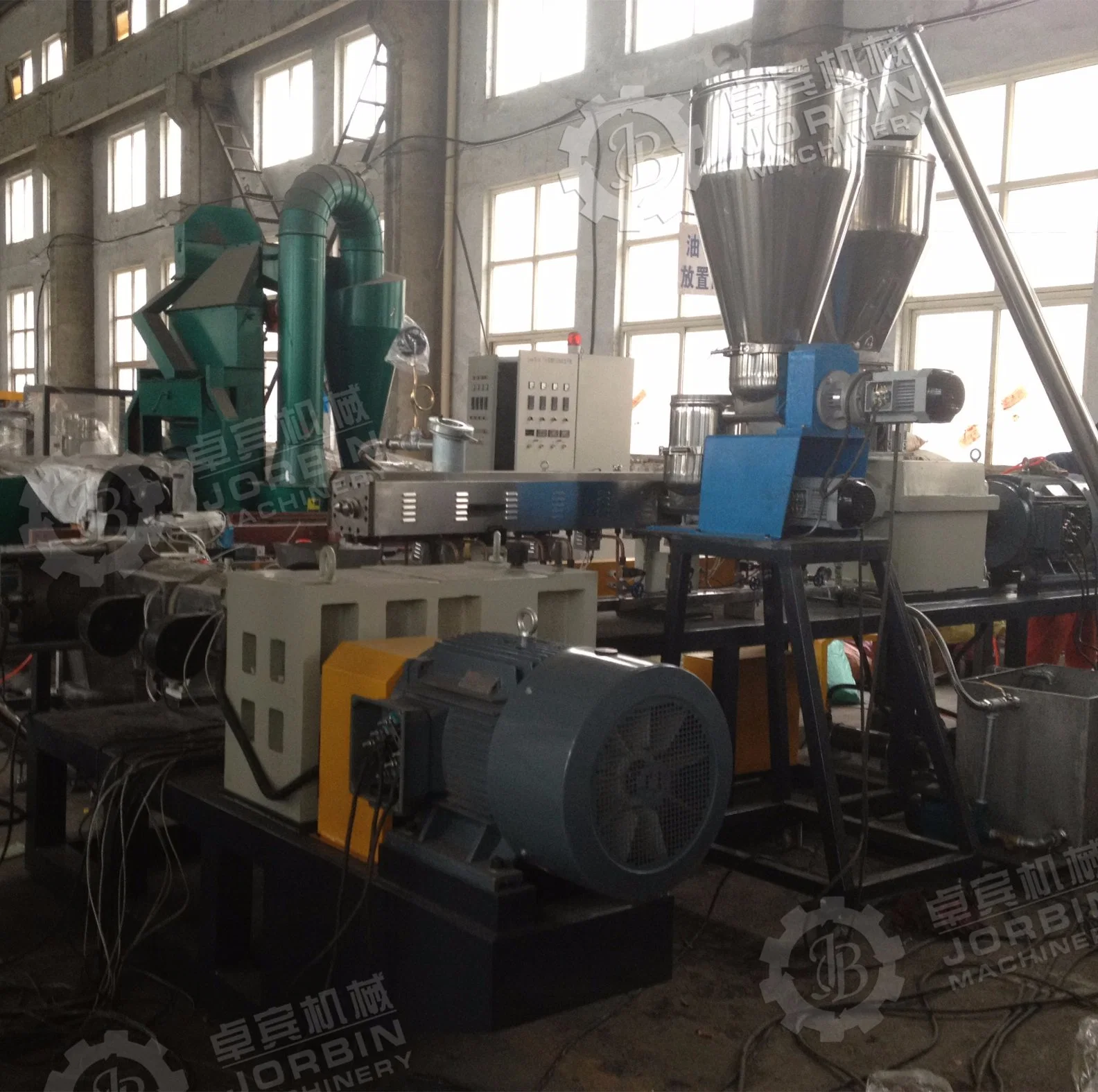 PVC Cable Recycling Pelletizing Extrusion Machinery