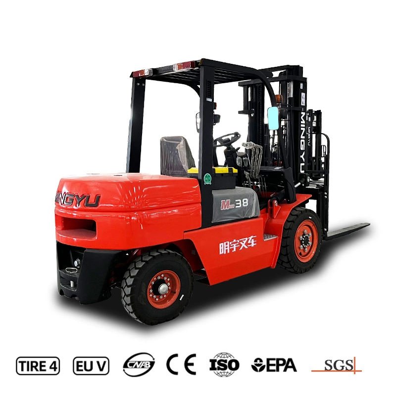 Hot Sale 3.8 Tons Good Condition Mingyu 3.5tons Diesel Forklift for Sale at Low Price Myzg CPC38t Used Forklift for Sale