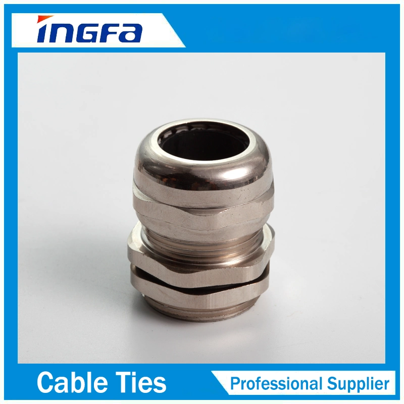 Metric Thread IP68 Electrical Waterproof Metal Cable Gland M20 M32