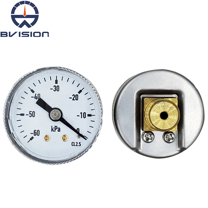 Yn40z -60kpa Ss Case 2.5% Accuracy Bourdon Tube Axial Pressure Gauge