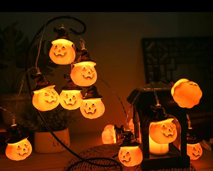 3m 20 LED Battery or USB Pumpkin Halloween String Lights