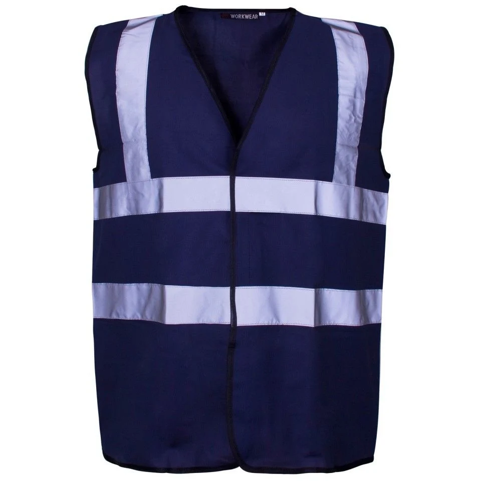 Reflective Workwear Waistcoat Colourful Safety Vest Clothing for Women Men-Orange