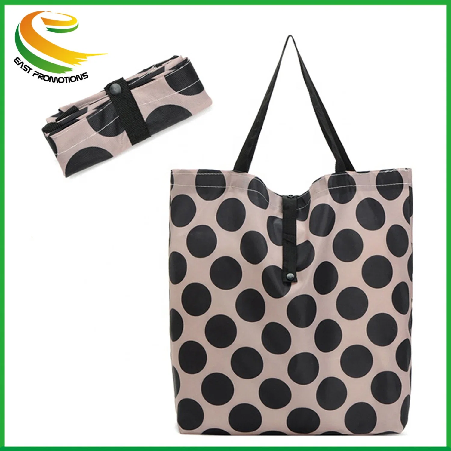 High quality/High cost performance  Gift Fashion Folding Nylon Polyester Shopping Tote Bags