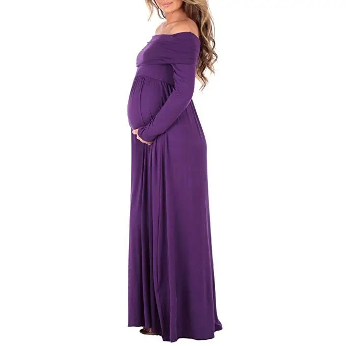 Photo Shoot Pregnancy Dress Photography Prop Maxi Gown Sexy Maternity Dresses