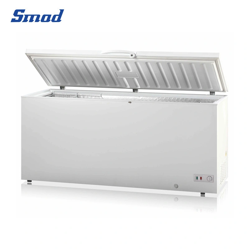 Commercial Single Solid Door Chest Deep Fridge Freezer