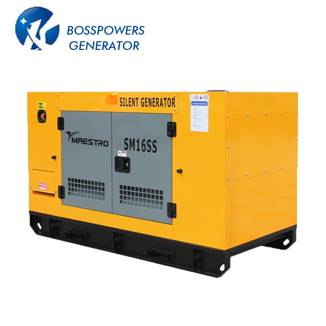 Silent Type 64kVA Single Phase Soundproof Electric Power Water Cooled Small Industrial Diesel Genset