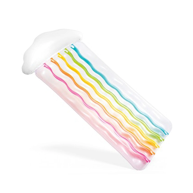 Water Toy Inflatable Rainbow Cloud Lounge Float