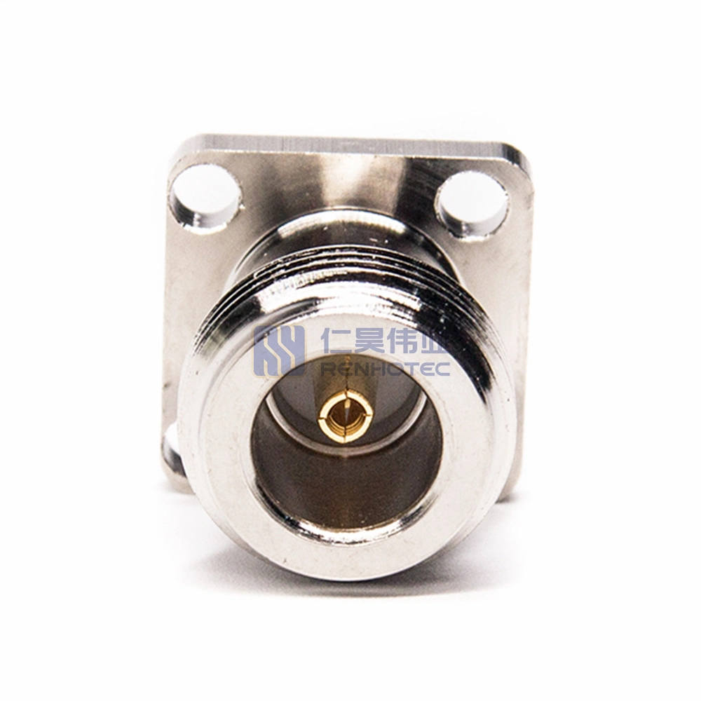 N Female Jack Panel Receptacle Coaxial Connector