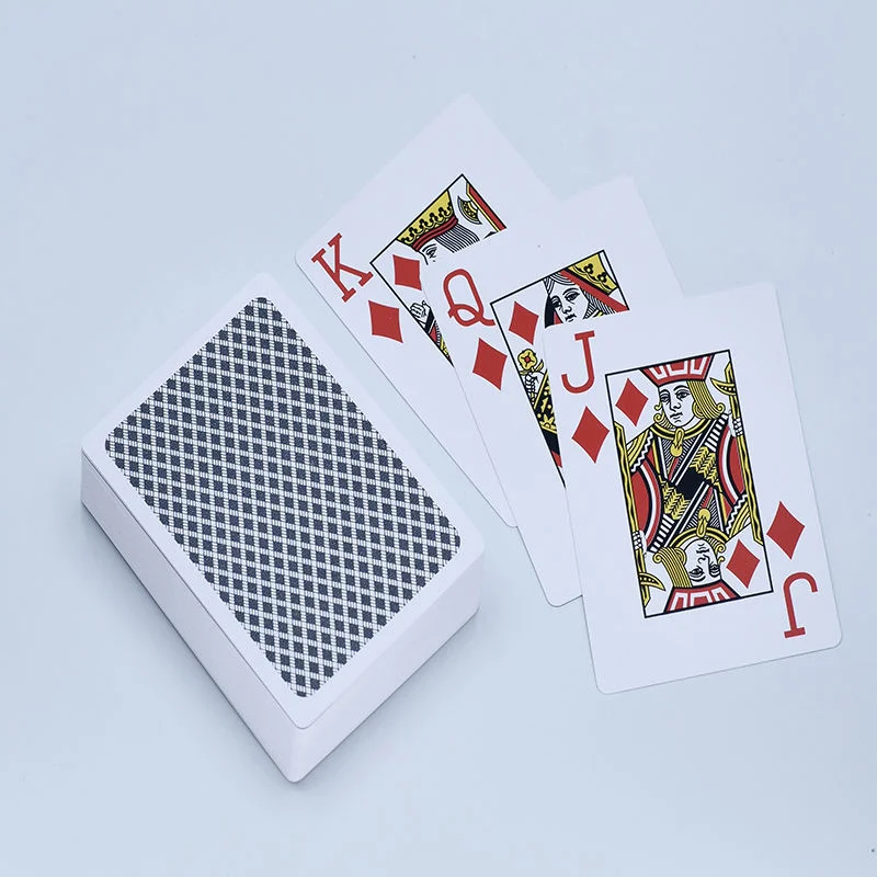 Custom Printing Poker Größe Kartendeck 100% PVC Kunststoff spielen Karten