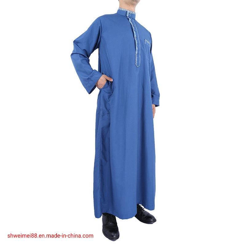 Les hommes Vêtement islamique arabe musulman Thobe Kaftan Robe Robe de Dubaï