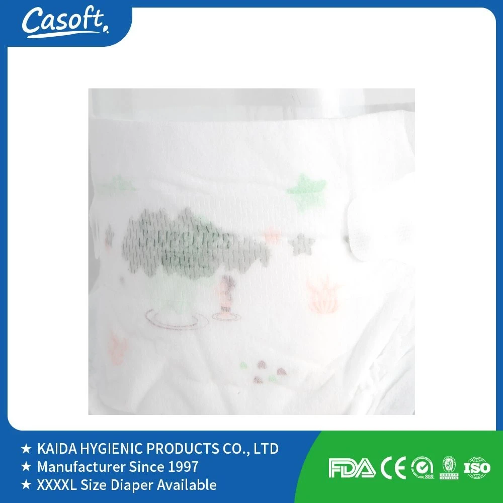 Casoft Health protection doux et fort absorbant Nappy Ultra mince Bébé jetable couches pour les enfants âgés Fabricant en Chine