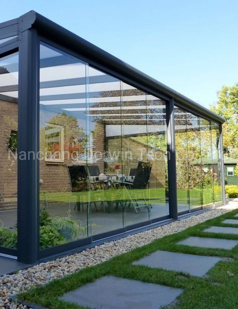 Modern Aluminum Glass Door Garden Sunroom Porch Enclosures Backyard Conservatory