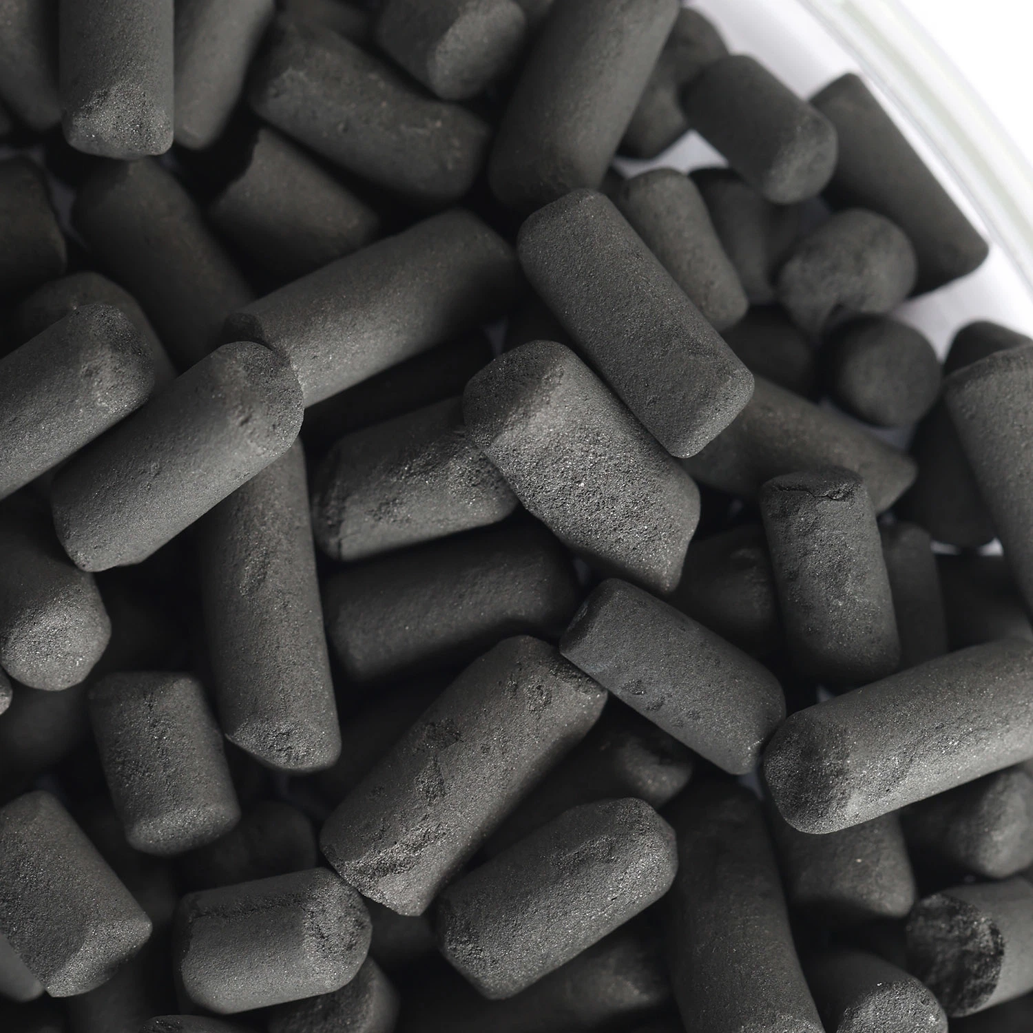 500 Kg Pro Kubikmeter Schüttdichte Black Coal Columnar Aktivkohle im Bereich der Gasreinigung