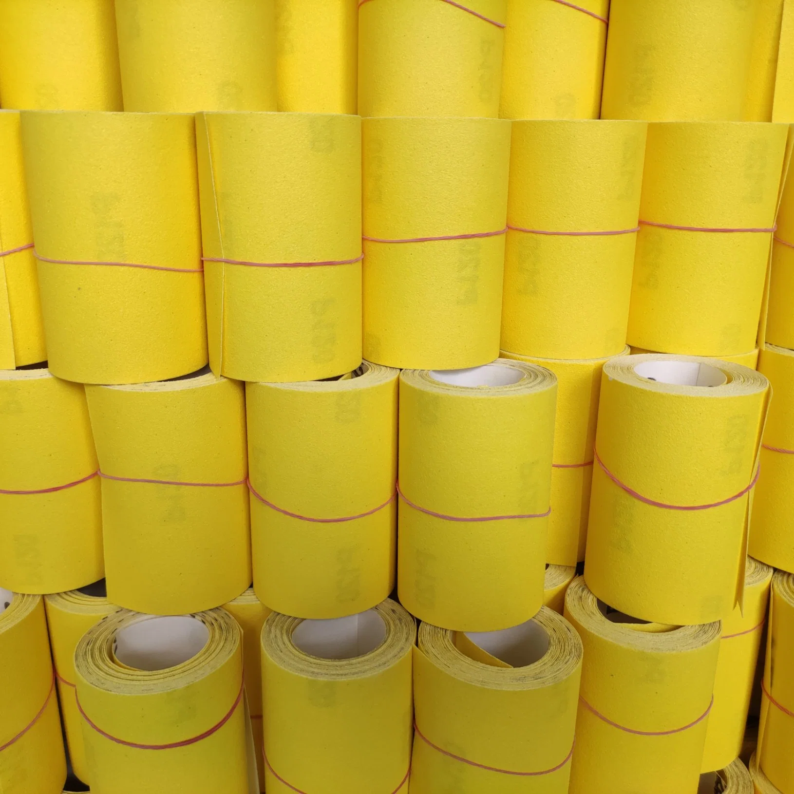 Colorful Sand Paper Roll White Paper Yellow Aluminum Oxide