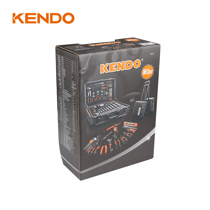 Kendo 161PC Aluminium Case Werkzeugsatz Haushalt und Auto Reparatur Werkzeugkoffer-Kit