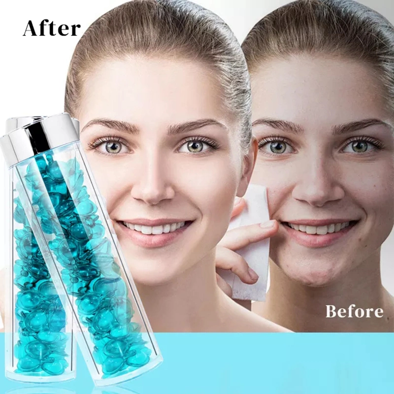 OEM Private Label Organic Vitamin C Copper Peptide Anti-Wrinkle Repair Day Night Whitening Face Capsule Serum Essence