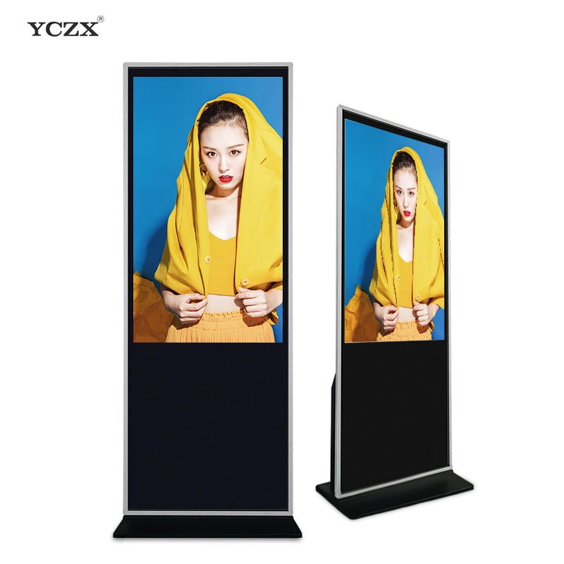 Indoor Video Player 60 Inch Floor Standing LCD Digital Signage Advertising Display