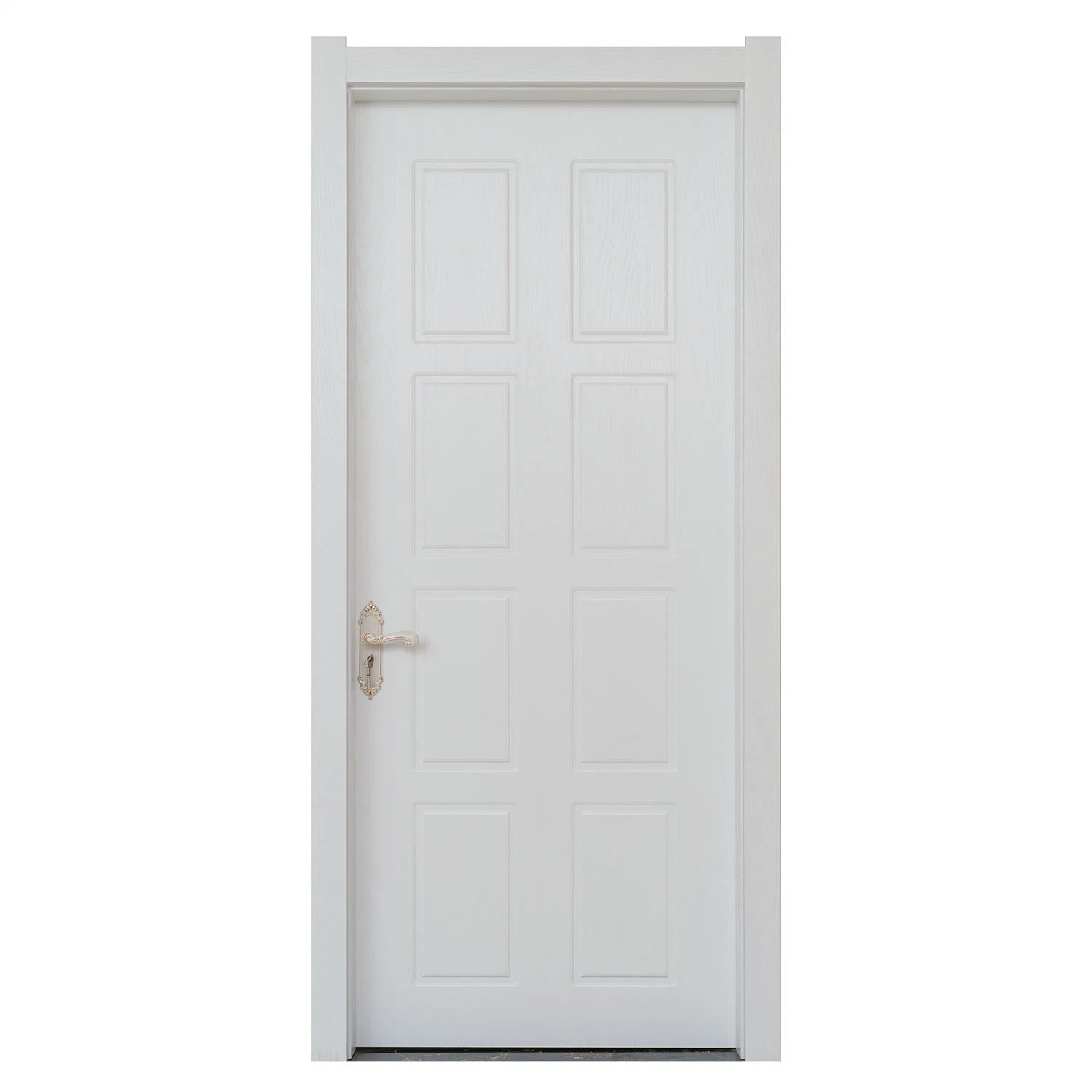 White Painting Wood Plastic Composite WPC Hollow Door