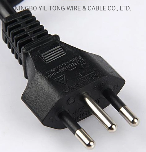 Brazil UC Three Wire 10A Power Cord