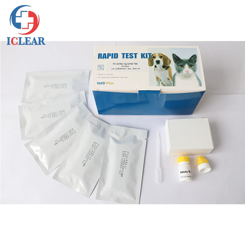 Feline HIV-Leukemia Virus Fiv-Felv Dual Rapid Test Strip