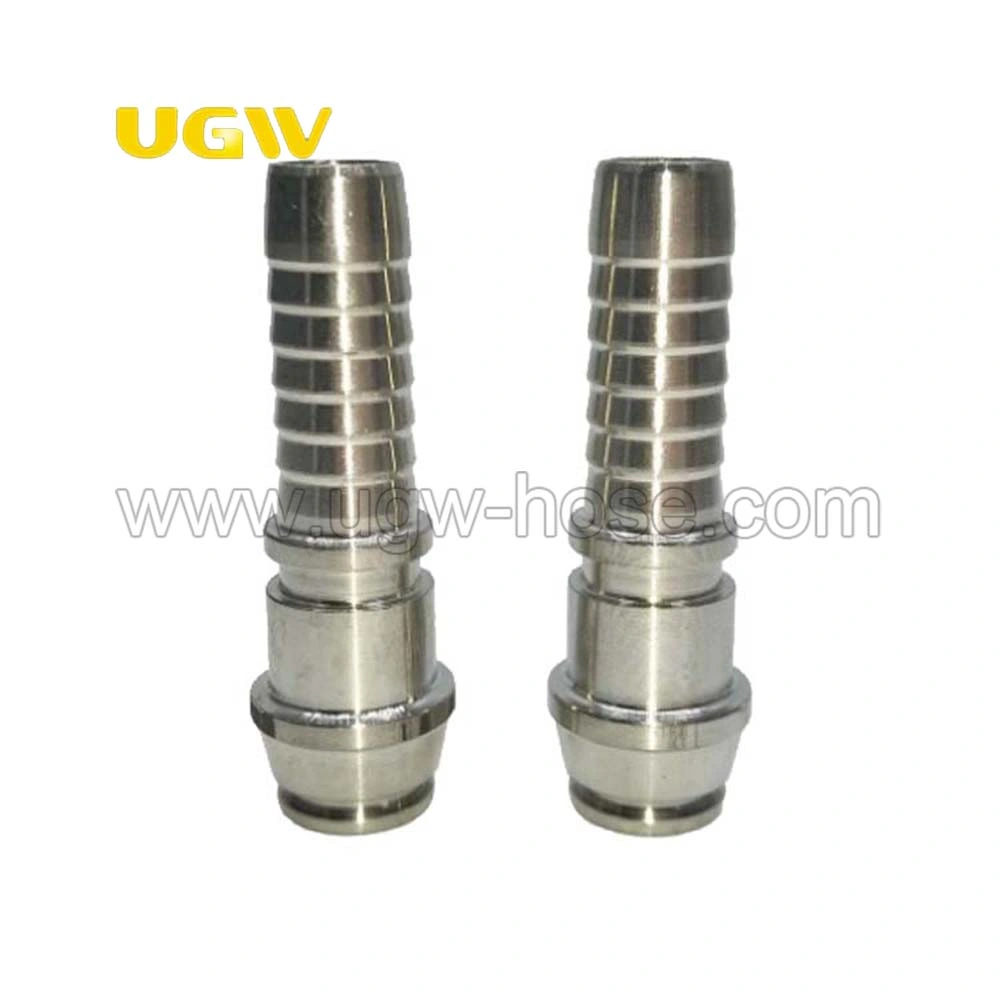 Galvanized Carbon Steel Crimping Hydraulic Hose Ends Fittings