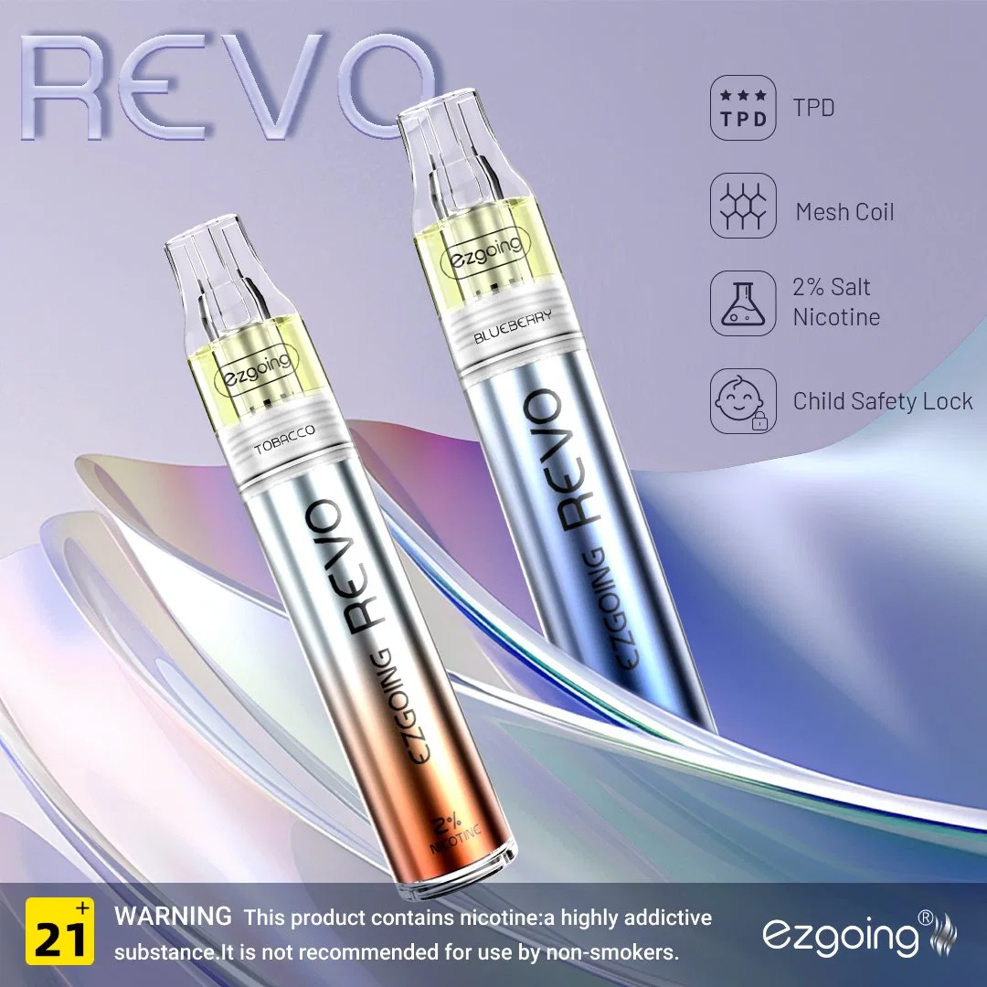 Wholesale/Supplier Vape Pen Ezgoing Revo Good Quality OEM Disposable/Chargeable Electronic Cigarette Wholesale/Supplier 800 Puffs Wholesale/Supplier Disposable/Chargeable E Cig Mini Electric