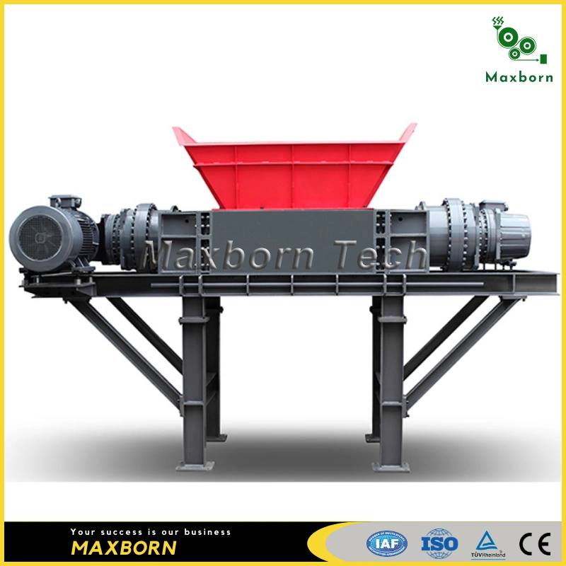 Msw Municipal Soild Waste Double Shaft Shredder for Recycling Plant/ Shredder Price in China