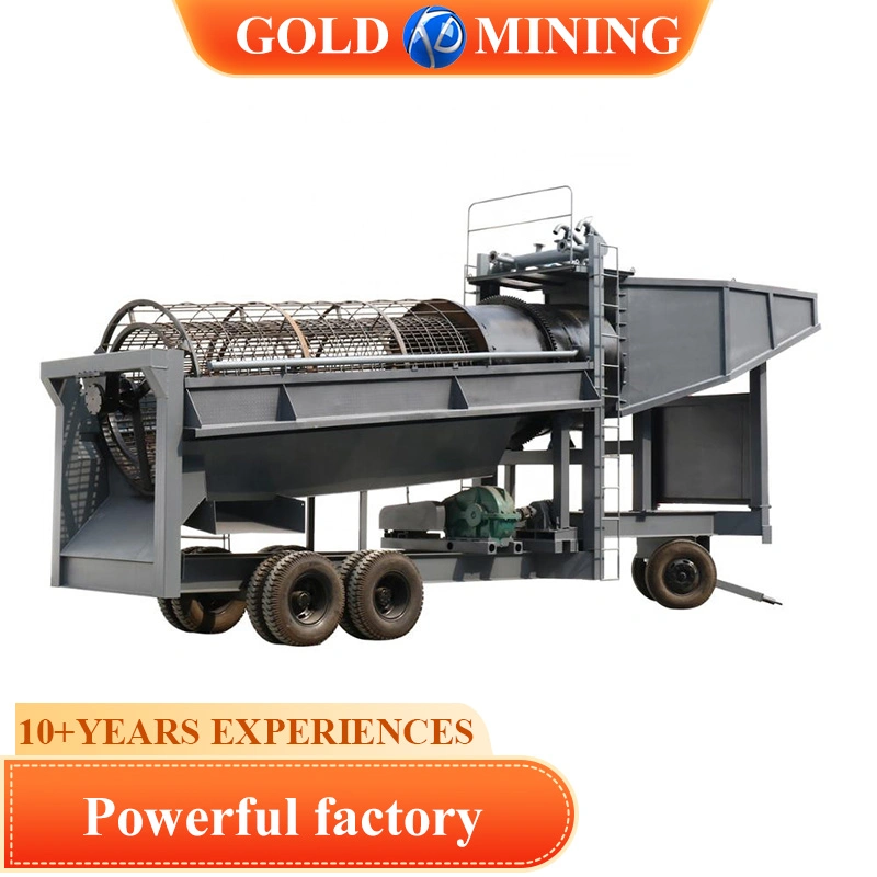 Gold Trommel Type Gold Mine Separating Machine