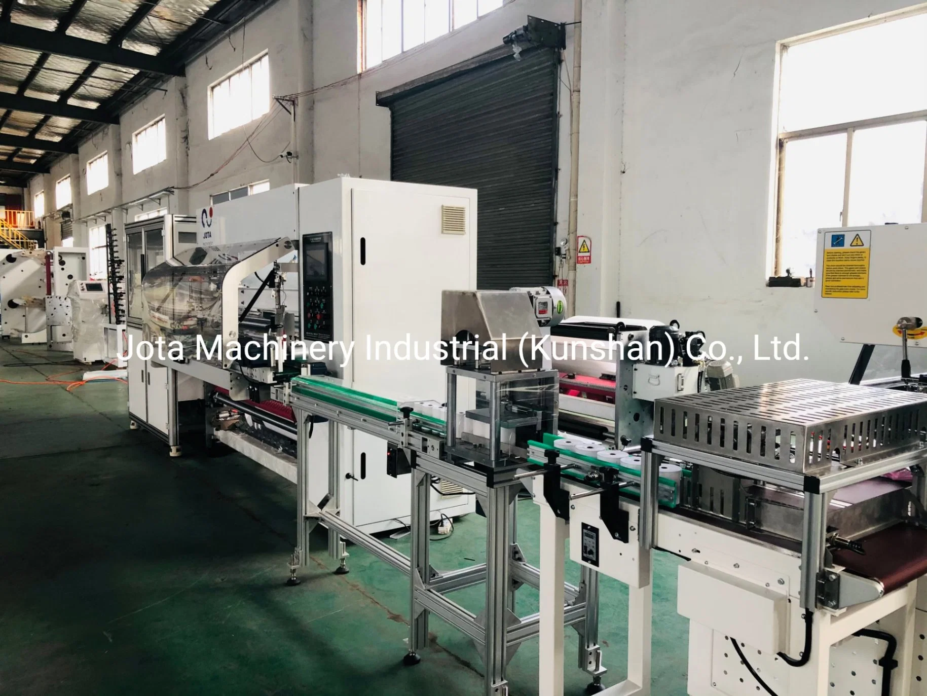 High Speed Cash Register Paper Till Roll Slitting Rewinding Machine