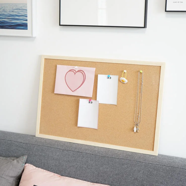 Hanging Message Bulletin Board Frame Notice Note Memo Board for Home Office