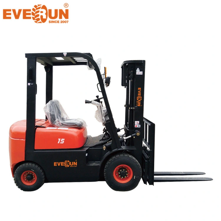 Manual Everun 1.5t Erdf15 Construction Machinery Mini Forklift Diesel Stacker