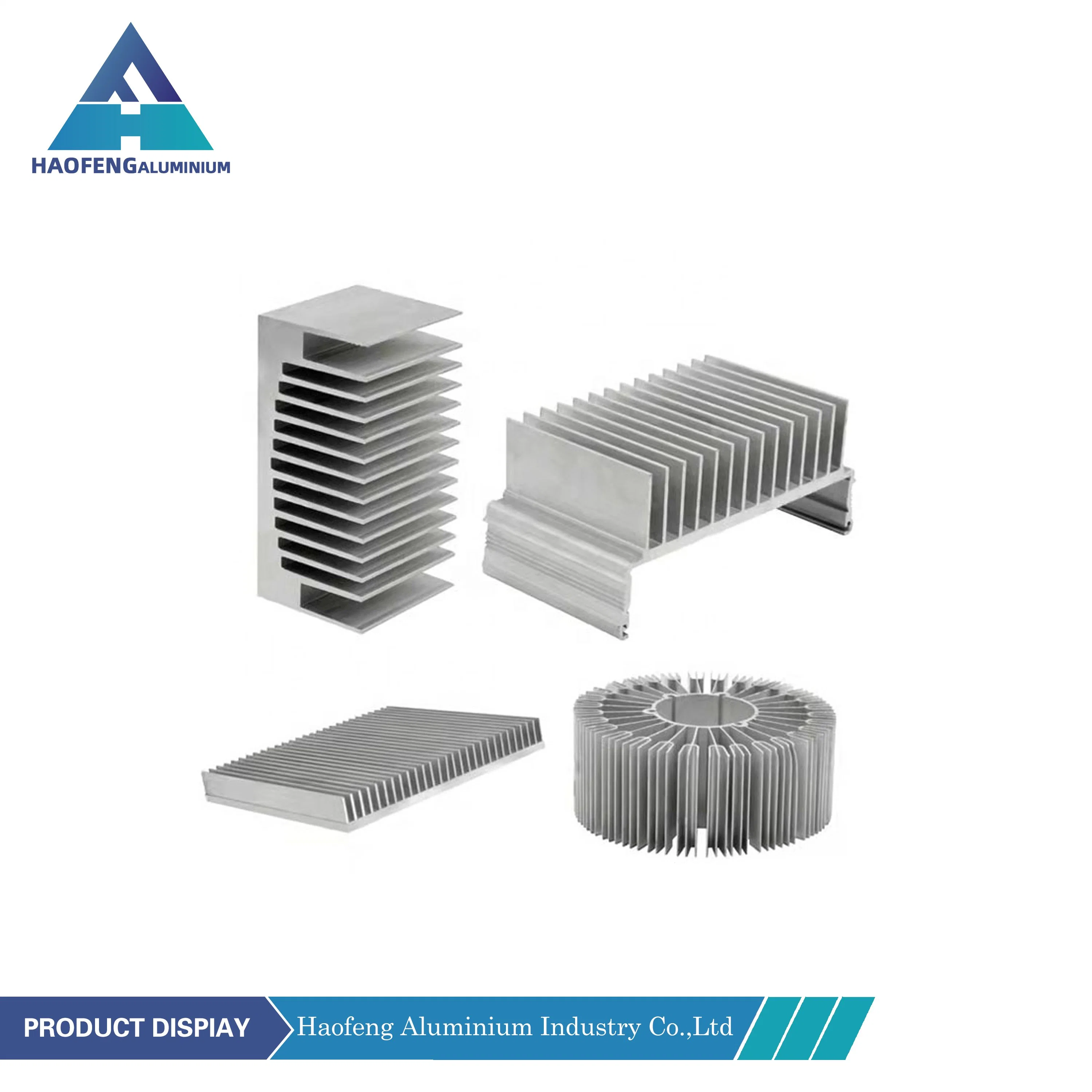 Custom 6063 Anodized Enclosure Aluminum Extrusion Heat Sink CNC Milling Aluminum Extrusion Heatsink