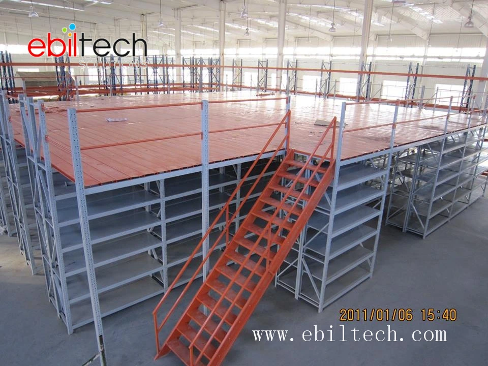 H Steel Structure Mezzanine Floor Rack Platform Rack System