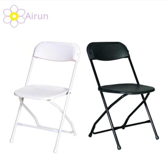 High quality/High cost performance Hot Selling Exhibition Steel Pipe Plastic Conference Meeting training Folding Chair