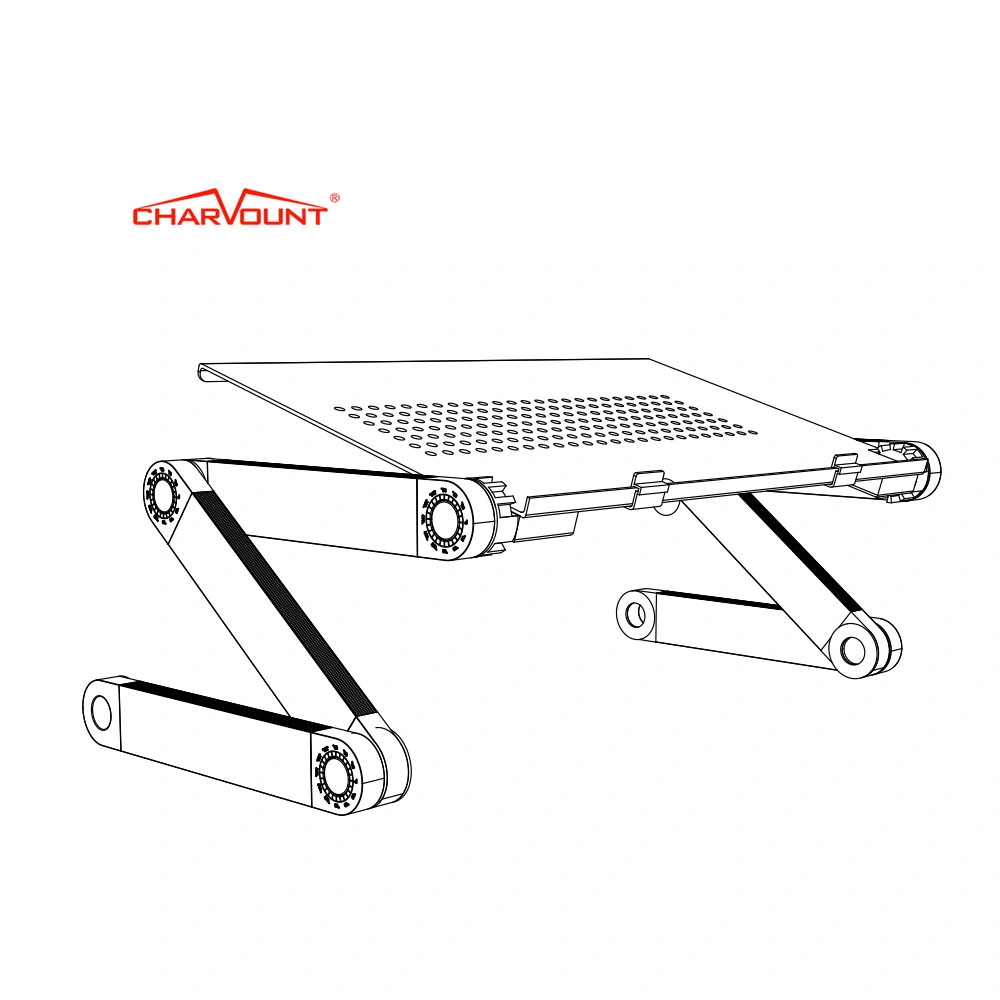 Mayorista/Proveedor de equipo portátil de la fábrica ajustable Stand plegable personalizado Escritorio (TC-CD-2)