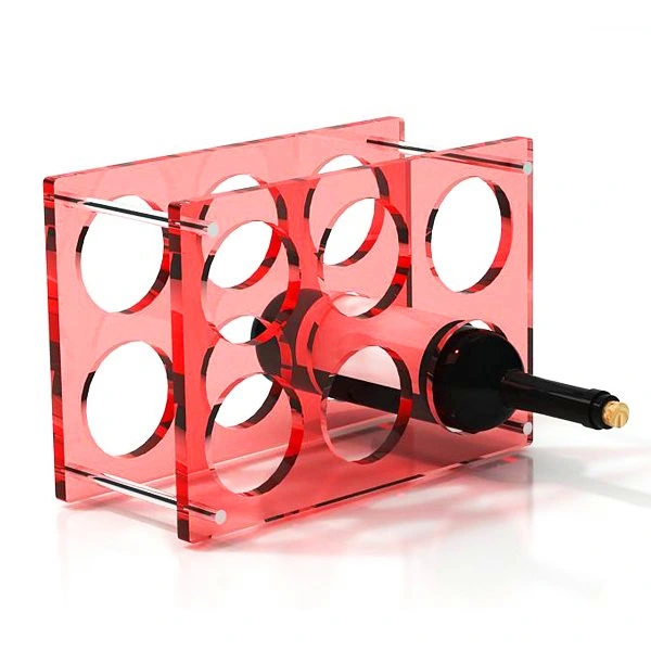 Оптовая торговля практических пластиковые вино Homeware хранения для монтажа в стойку для установки в стойку