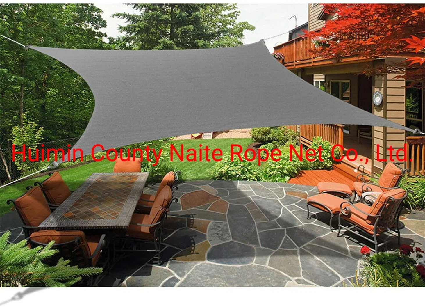 HDPE Sun Shade Sail Rectangle Triangle Square Canopy - Permeable UV Block Rate 30%-95% Fabric Durable for Camp Outdoor -Customized Colour&Size Available