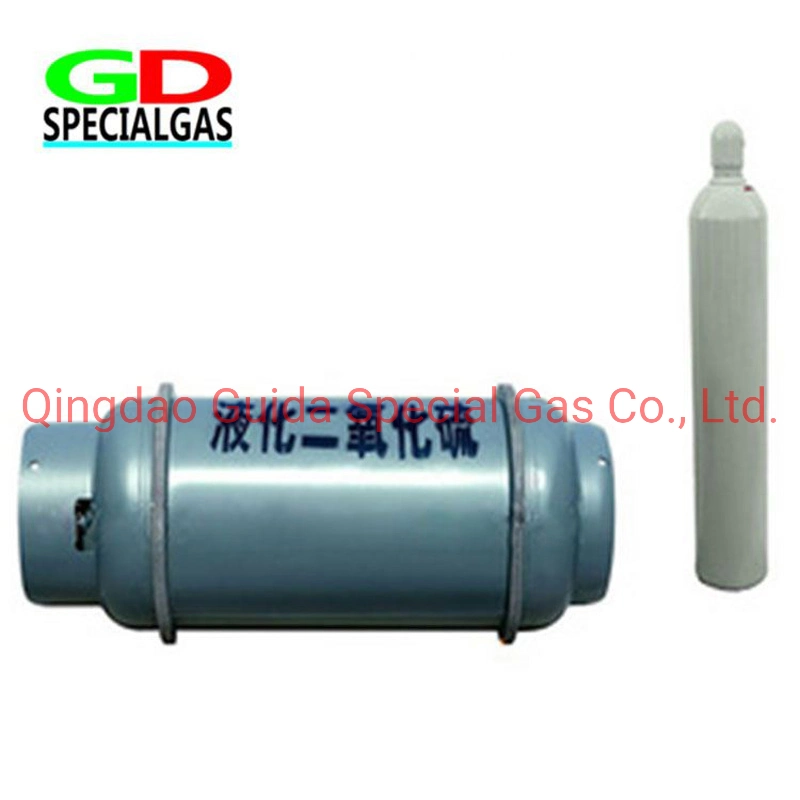 Hot Sale Professional Lower Price So2 Sulfur Dioxide Filled in 40L Gas Cylinder