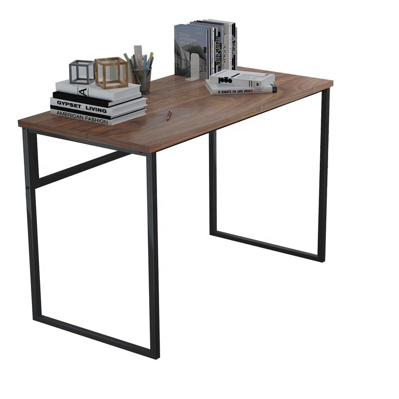 Steel Frame Wood Board Computer Desk for Kids