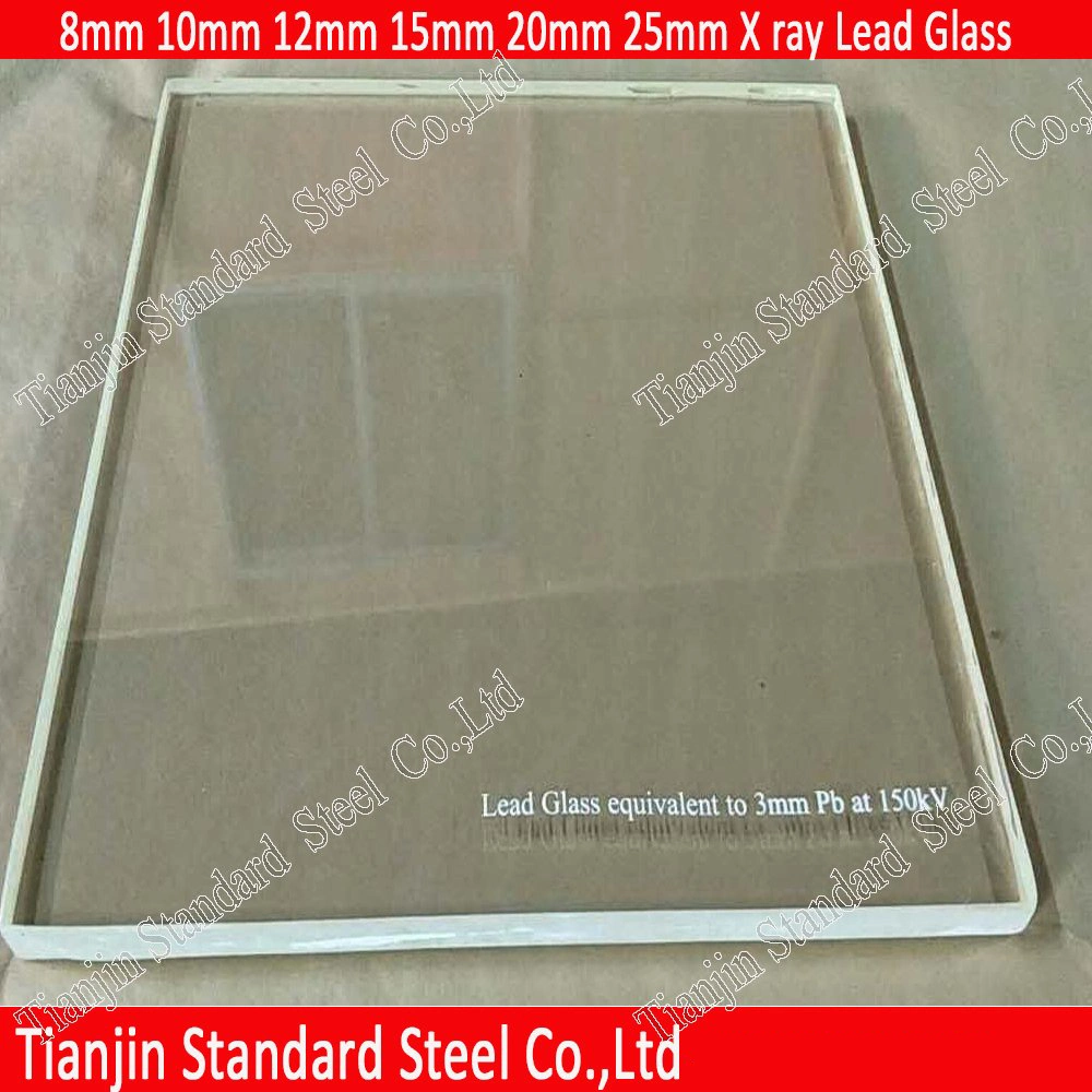 Medical Grade 15mm 18mm 20mm 25mm Protective Lead Glass Against X Rays